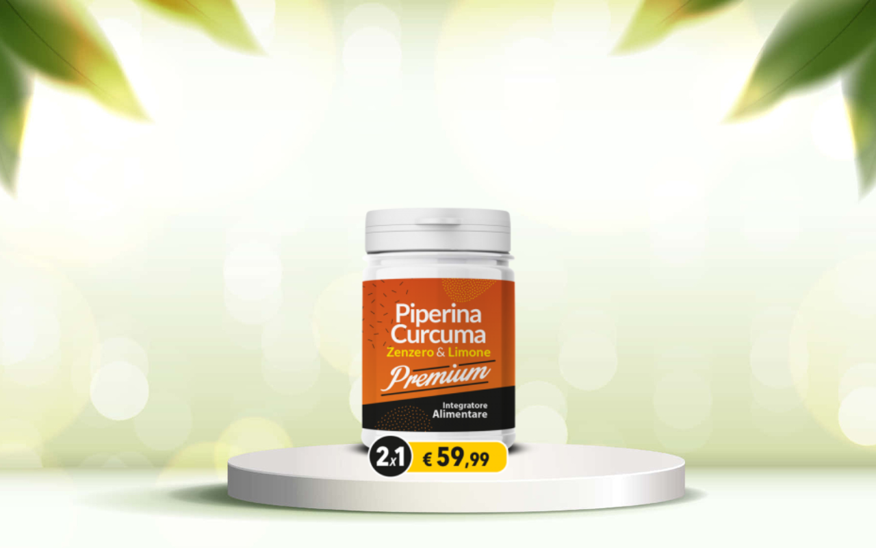 Scopri Piperina e Curcuma Premium: detox naturale per un intestino regolare